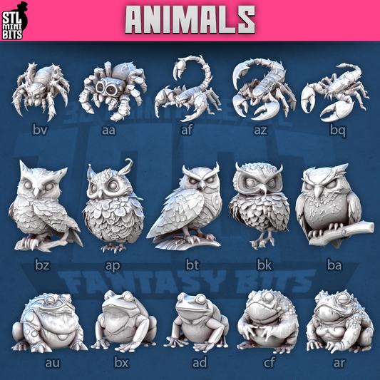 1001 Fantasy Bits - Animals