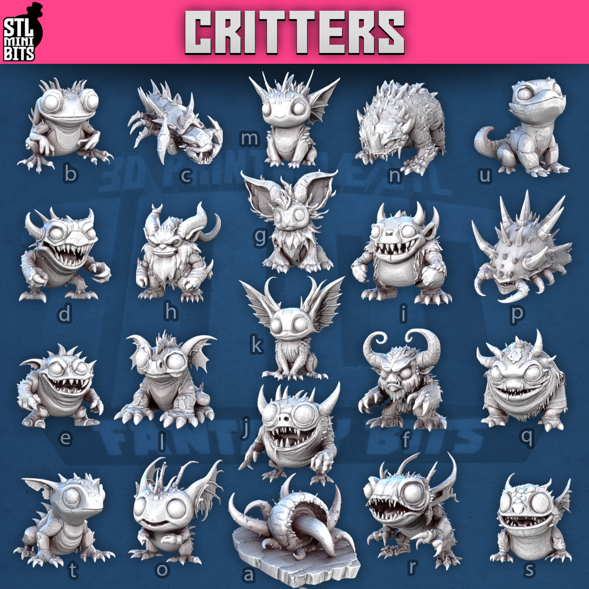 1001 Fantasy Bits - Critters