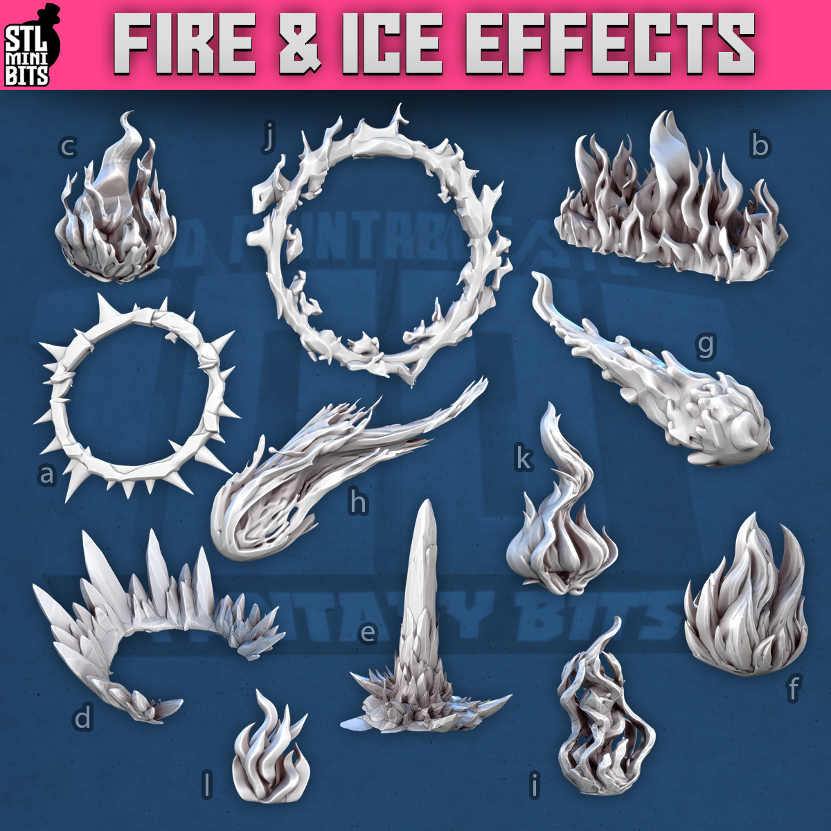 1001 Fantasy Bits - Fire & Ice Effects