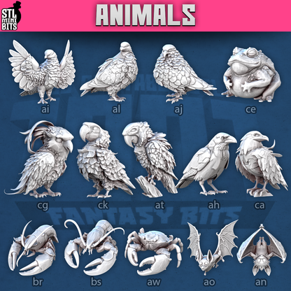 1001 Fantasy Bits - Animals