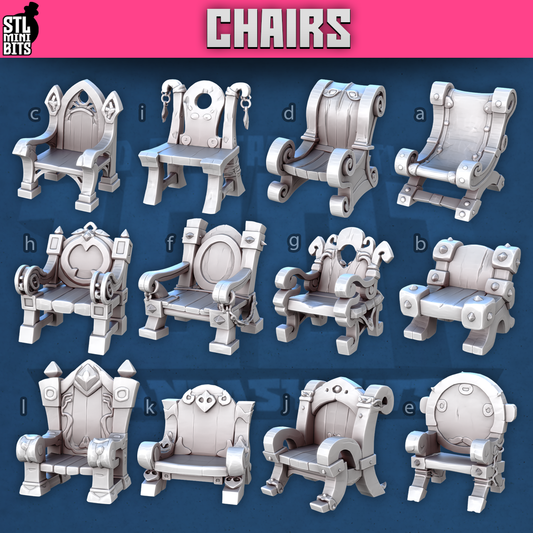 1001 Fantasy Bits - Chairs