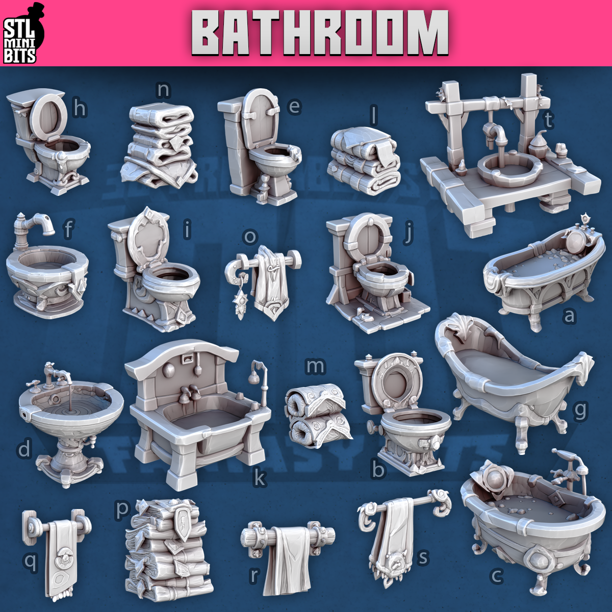 1001 Fantasy Bits - Bathroom