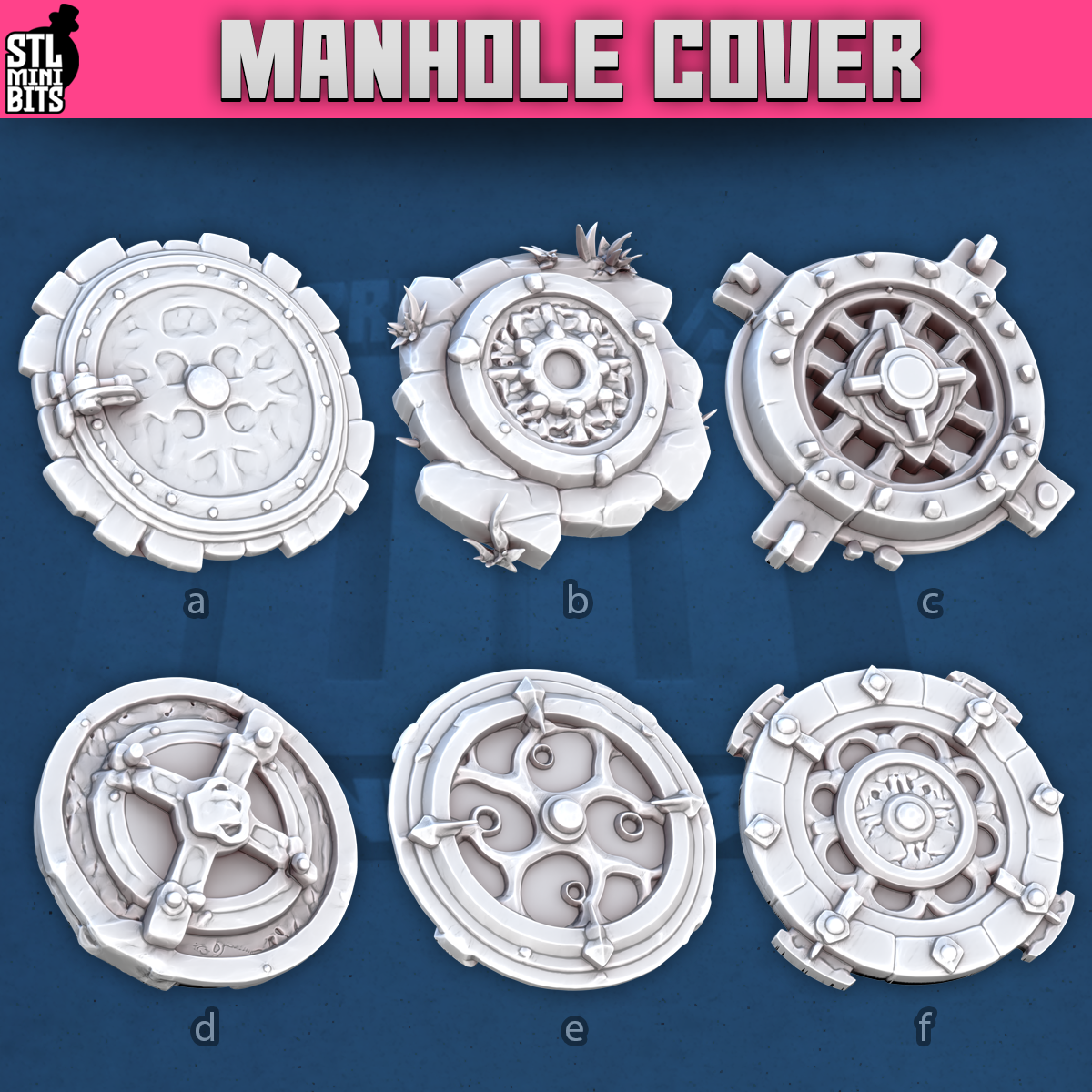 1001 Fantasy Bits - Manhole Cover