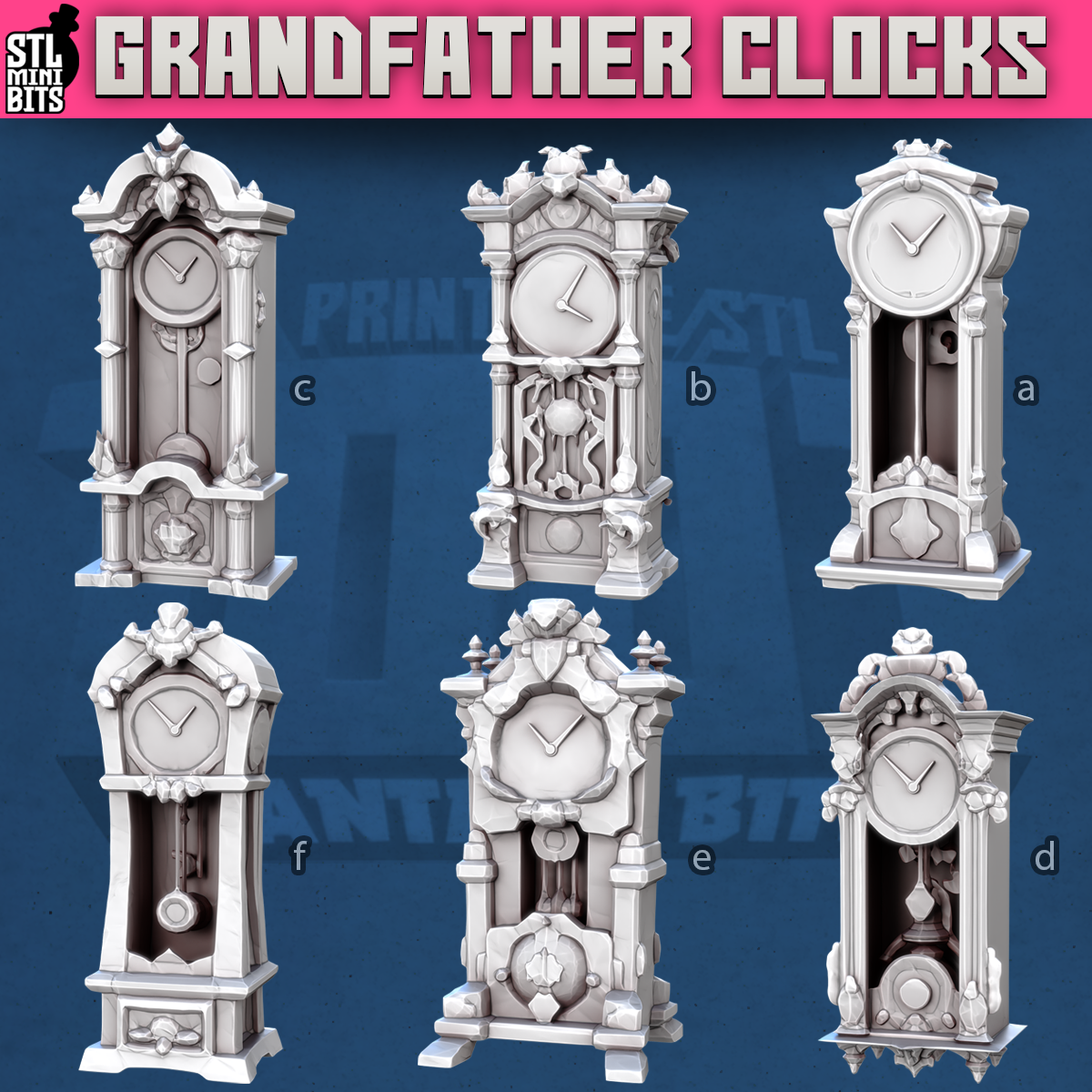 1001 Fantasy Bits - Grandfather Clock